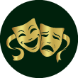 Comedy and Tragedy Theatre Masks